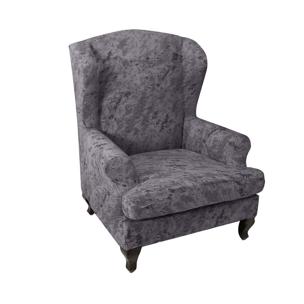 Stretch Wingback Chair Cover