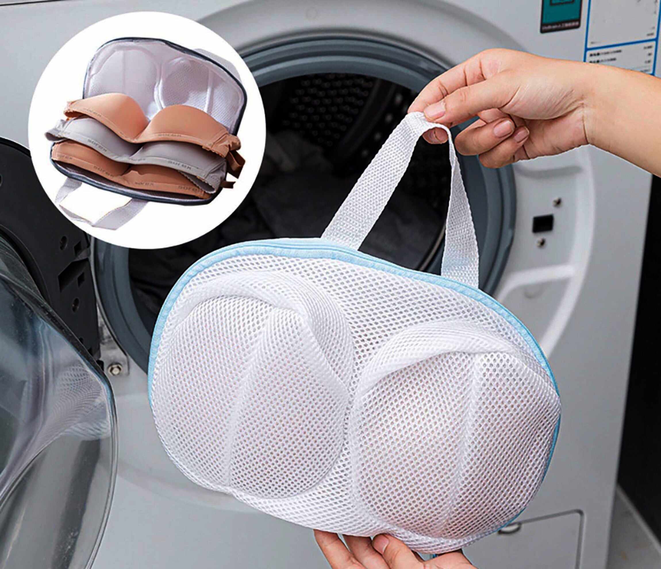 Bra Mesh Washing Bag   |   Bra-Shaped Anti-Deformation Pouch