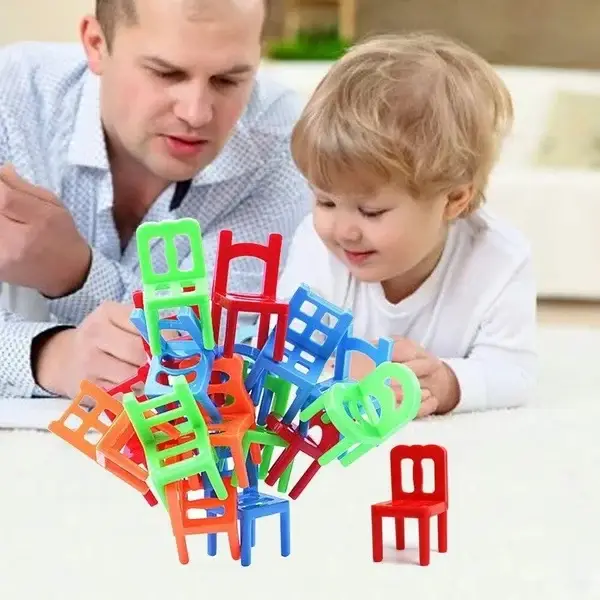 Christmas Hot Sale 48% OFF - Chairs Stacking Tower Balancing Game (18pcs)