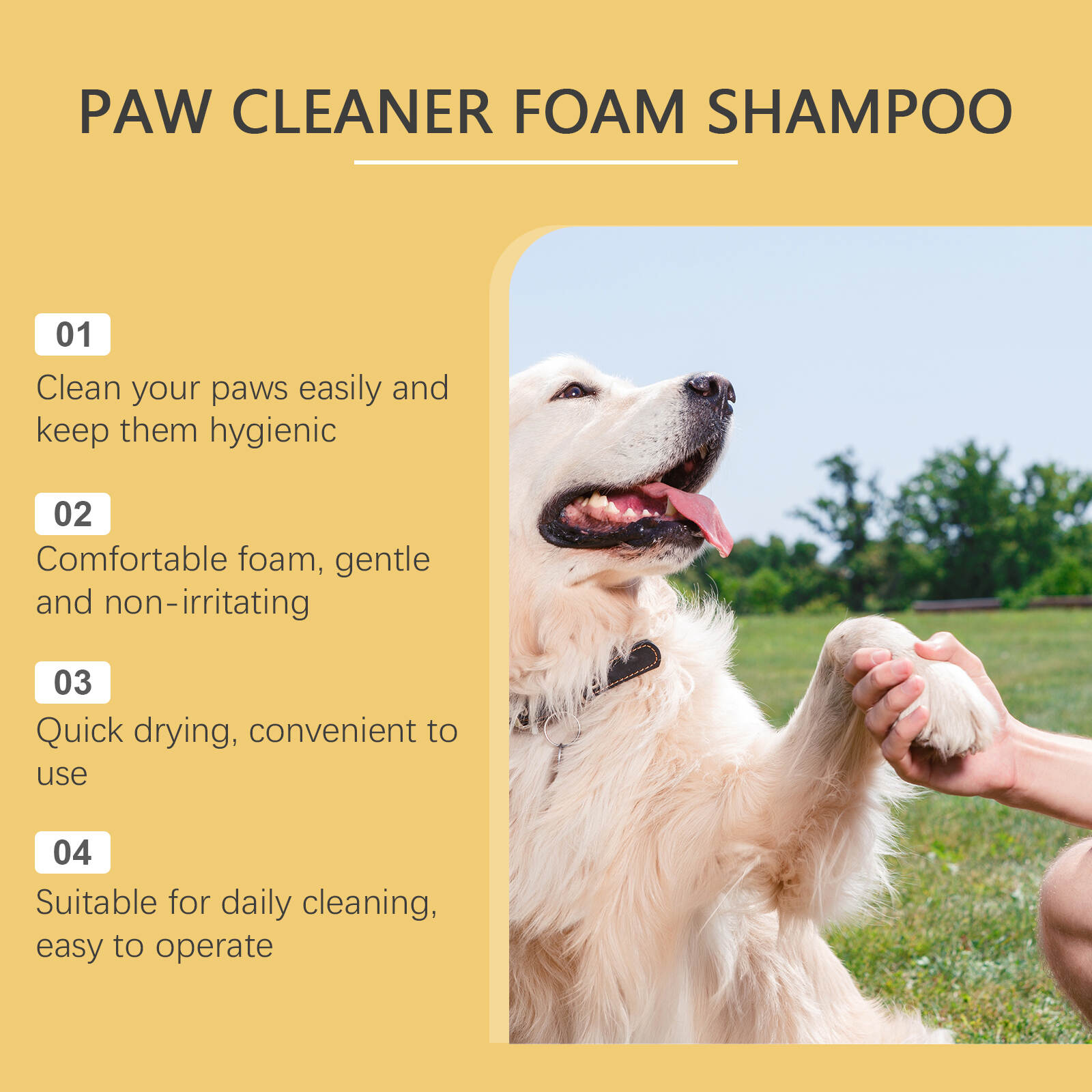 Paw Cleaner Foam Shampoo