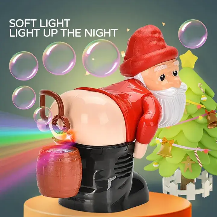 🔥HOT SALE 49% OFF-Funny Santa Bubble Blowing Machine