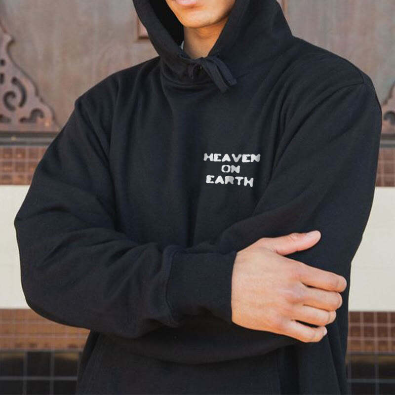 Heaven On Earth Print Hoodie