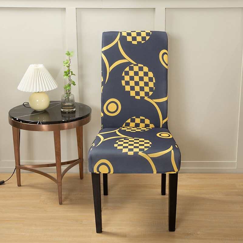 2 Pcs Stretch Kitchen Chair Cover Slipcover