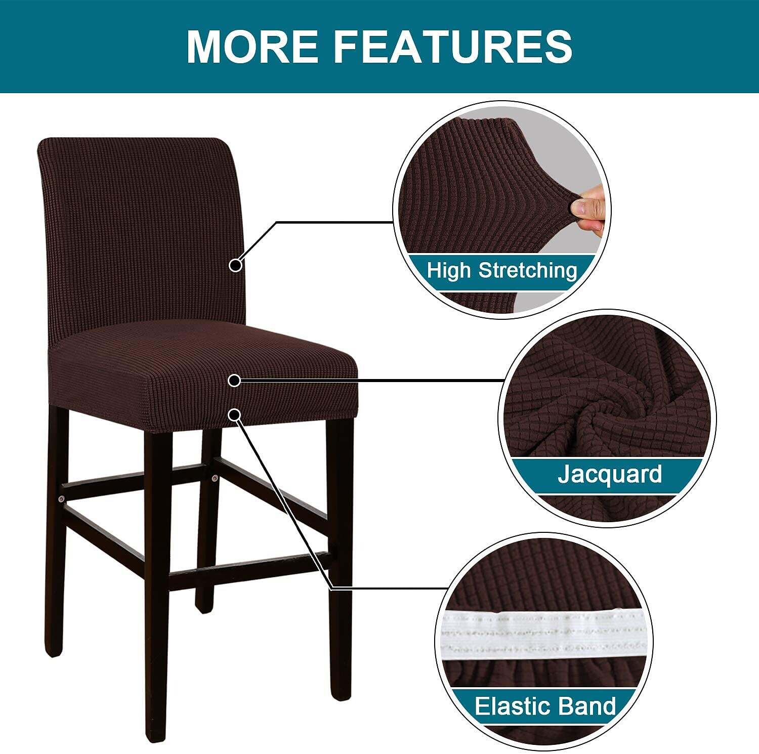 Stretch Bar Stool Cover Counter Stool Pub Chair Slipcover