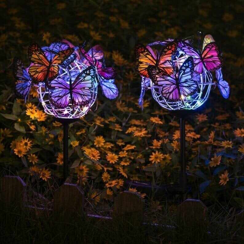 BIG SALE - 50% OFFSolar Stake Lights Butterflies Decor Lights ( BUY 1 GET 1 FREE )