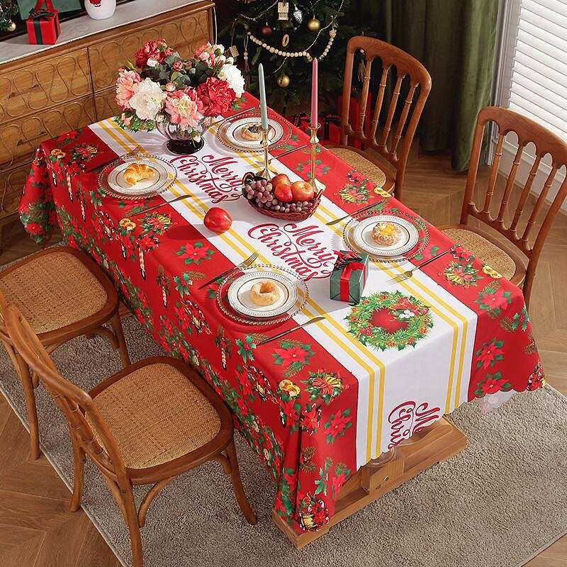 Christmas Decoration Rectangle Tablecloth