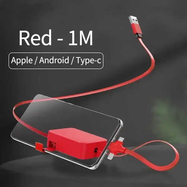 ⏰Christmas Pre Sale 49% Off🔥3 in 1 Rechargeable USB Fast Charging Cable & Mobile Stand