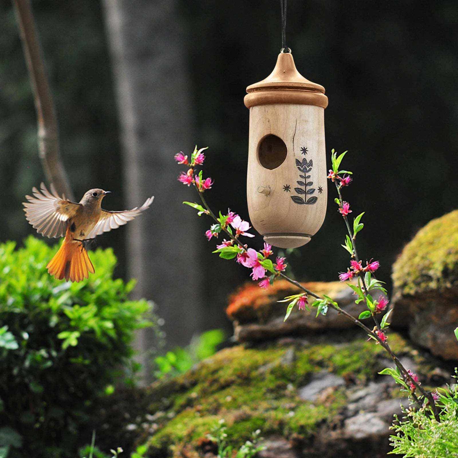 Last Day Sale 70% OFFWooden Hummingbird House-Gift for Nature Lovers