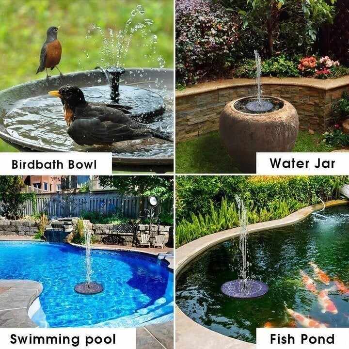 Last Day-75% OFF-Solar-Powered Bird Fountain Kit?