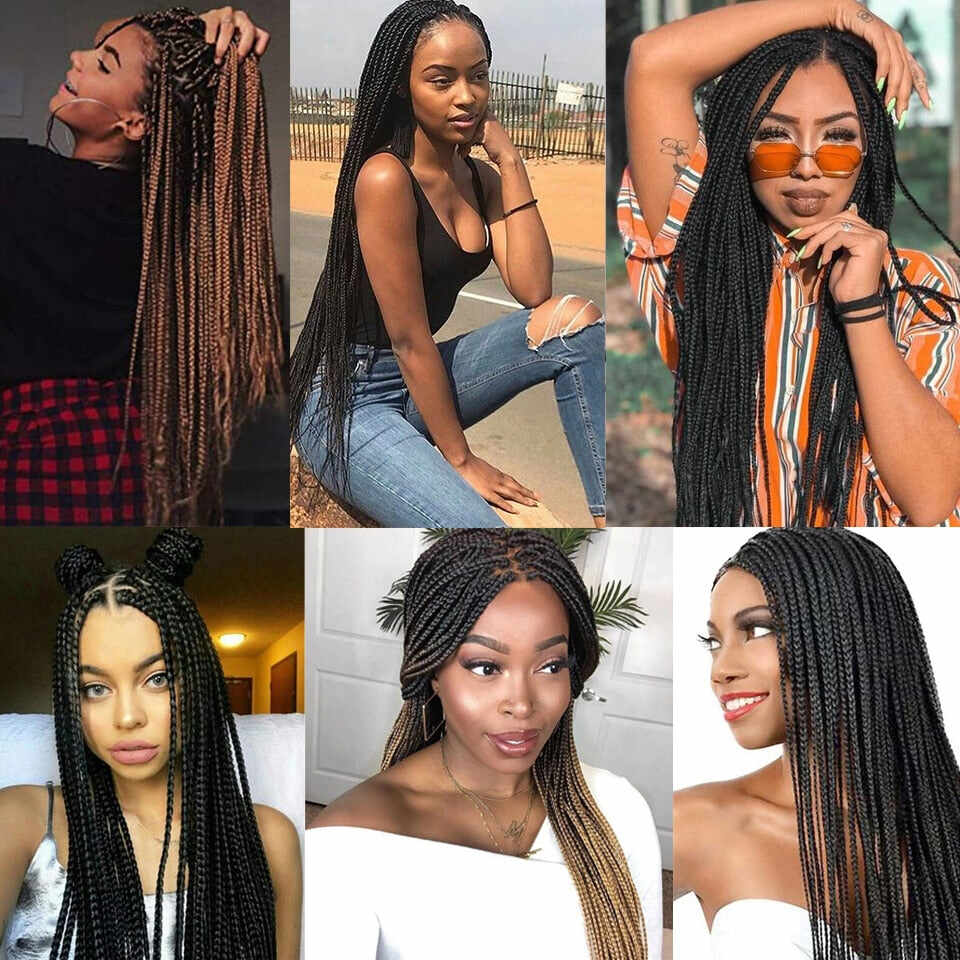 New Style Ombre Box Braided Wigs