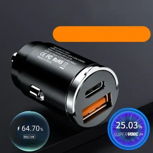 (🔥Spring Promotion 48% OFF) Multi Compatible 100W Fast Charging Car Charger