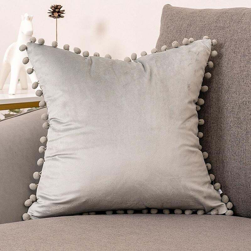 1pc Velvet  Sofa Pillow Cover