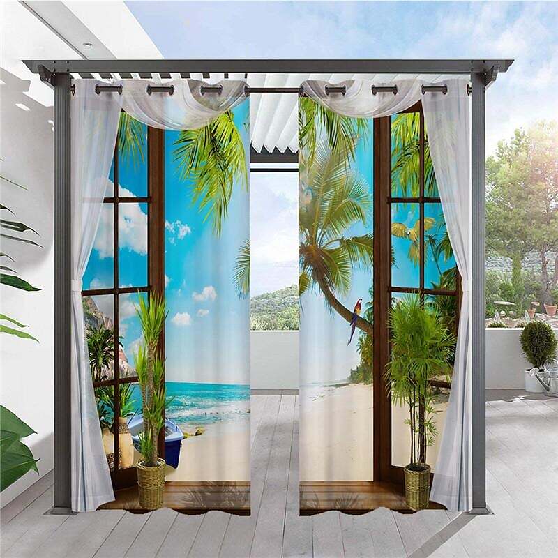 Waterproof Outdoor Curtain Privacy