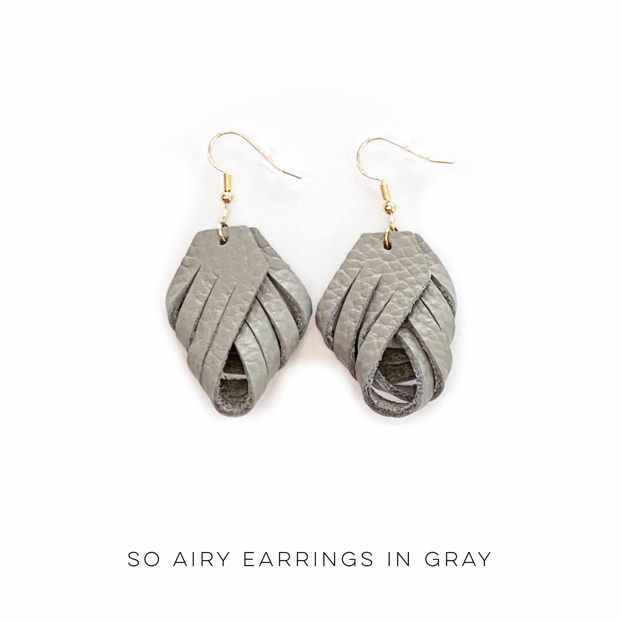 So Airy Earrings in Gray
