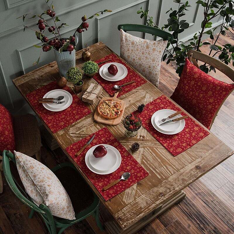 Dining Table Placemats Set of 4 Heat Resistant Non-Slip Dining Table