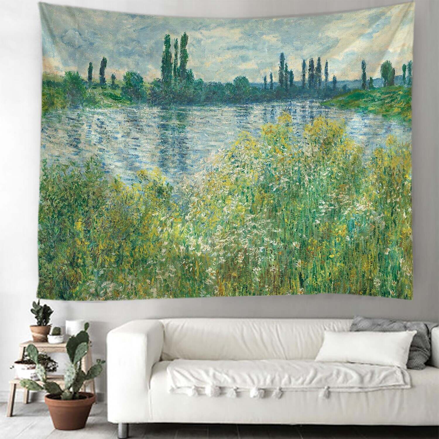 Oil Painting Floral Wall Tapestry Art Decor