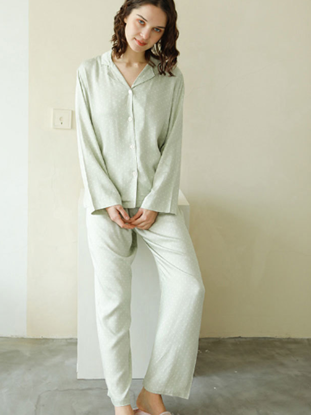 Simple Others RegularL ong Sleeve Regular Fit Pajama Set