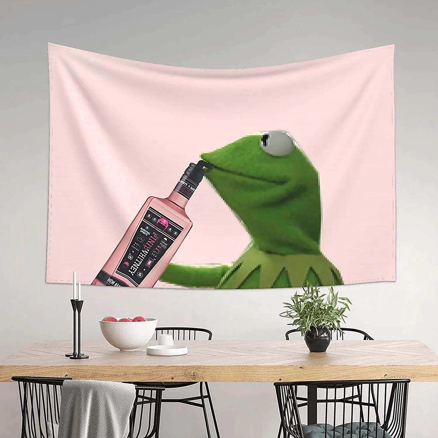 Funny Wall Tapestry Art Decor Wall Hanging Party Frog Backdrop