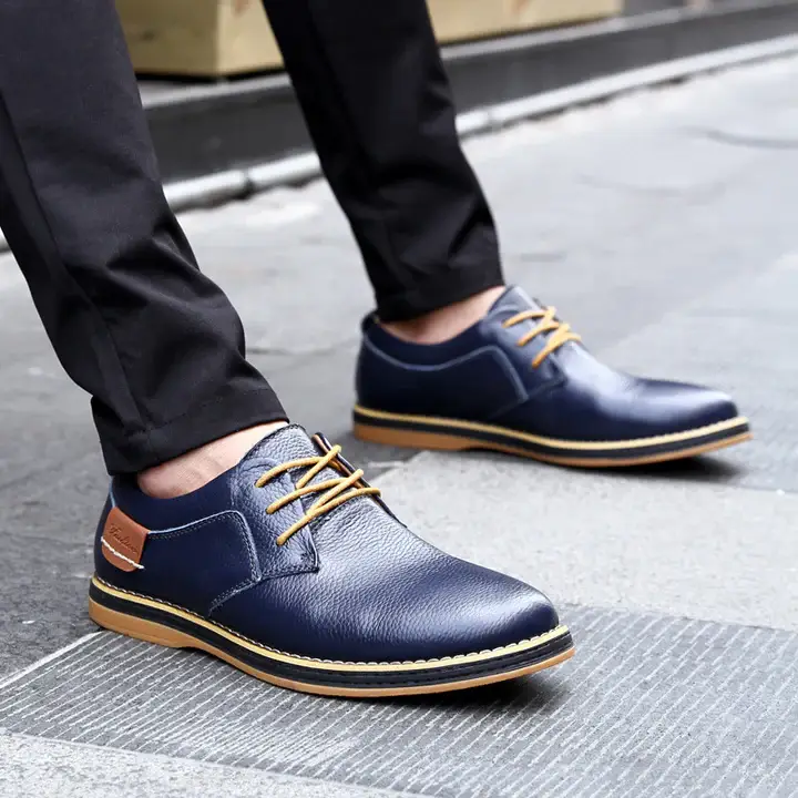 Vintage Business Casual Leather Shoes