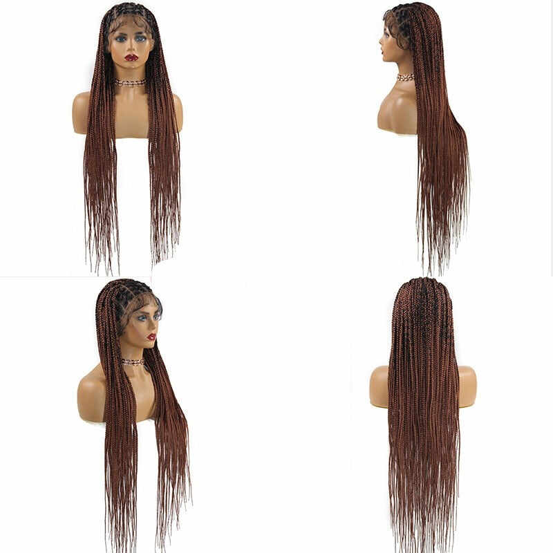 ombre knotless box braid frontal wig