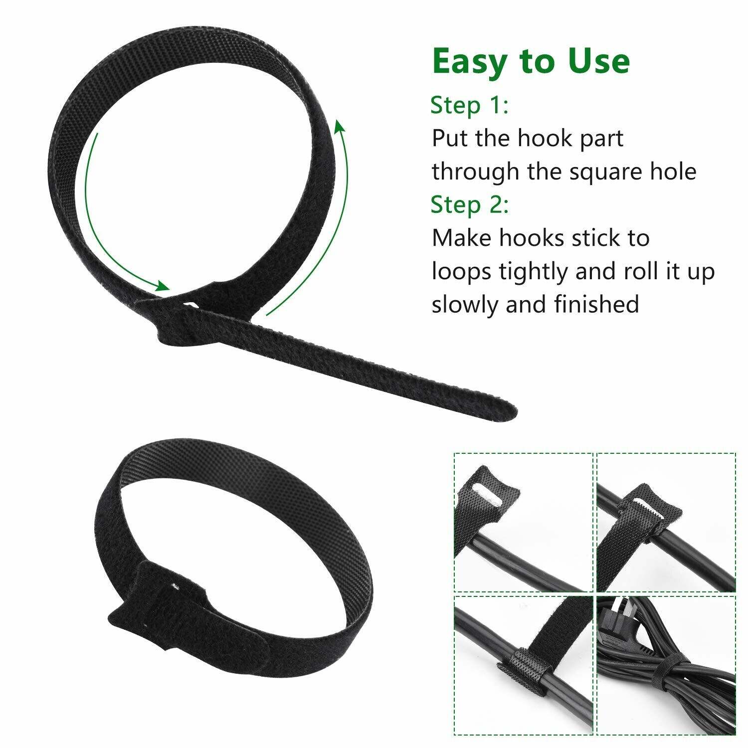 Environmental protection magic cable tie