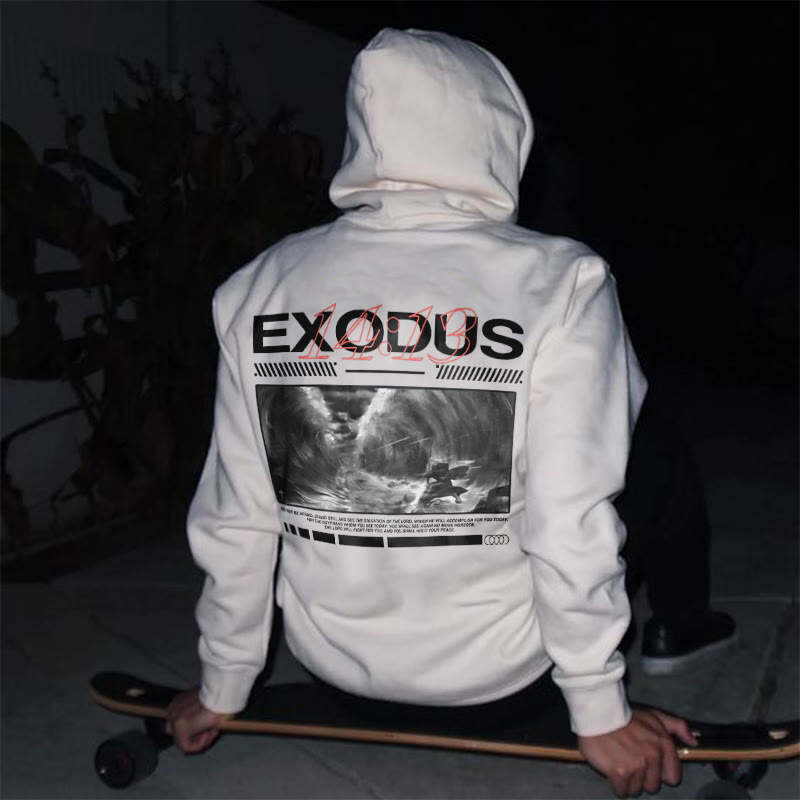 Exodus 14:13 Print Hoodie