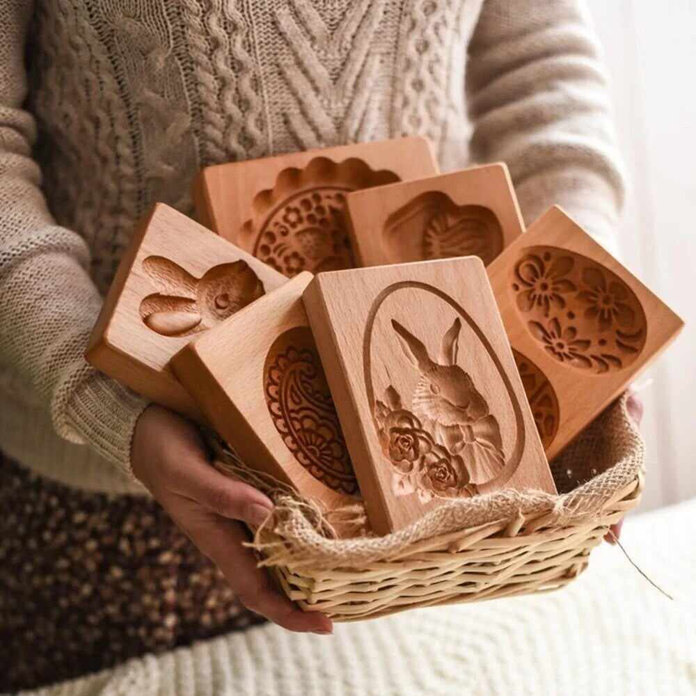 Last Day 49% OFF - Cookie cutter Cookie wooden mold