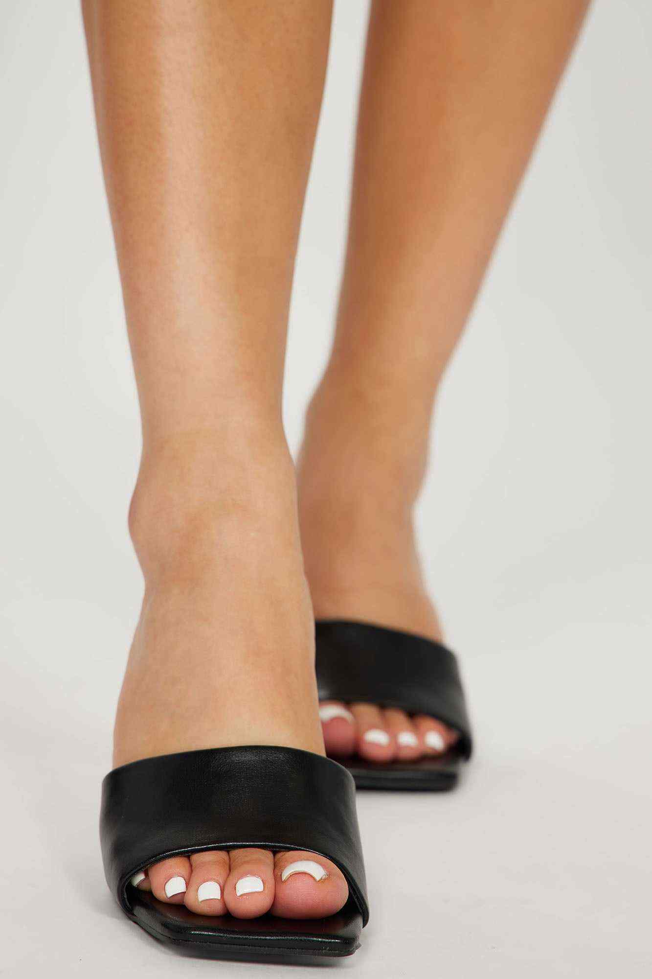 Meant To Last Heeled Mules    Black