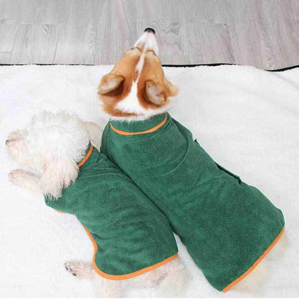 Super Absorbent Dog Bathrobe