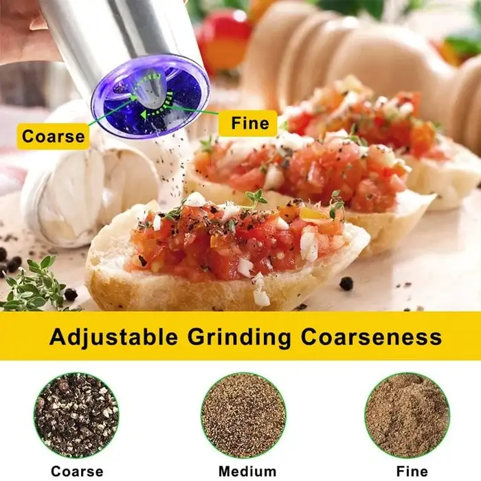 🔥Last Day Promotion -50% OFF🔥Automatic Electric Gravity Induction Salt and Pepper Grinder