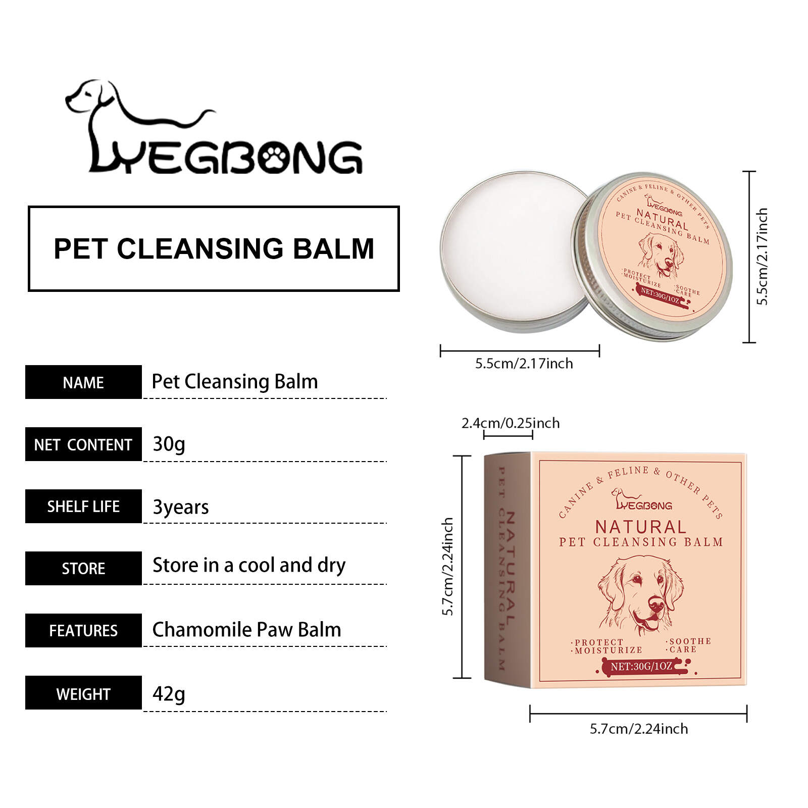 Pet Cleansing Balm