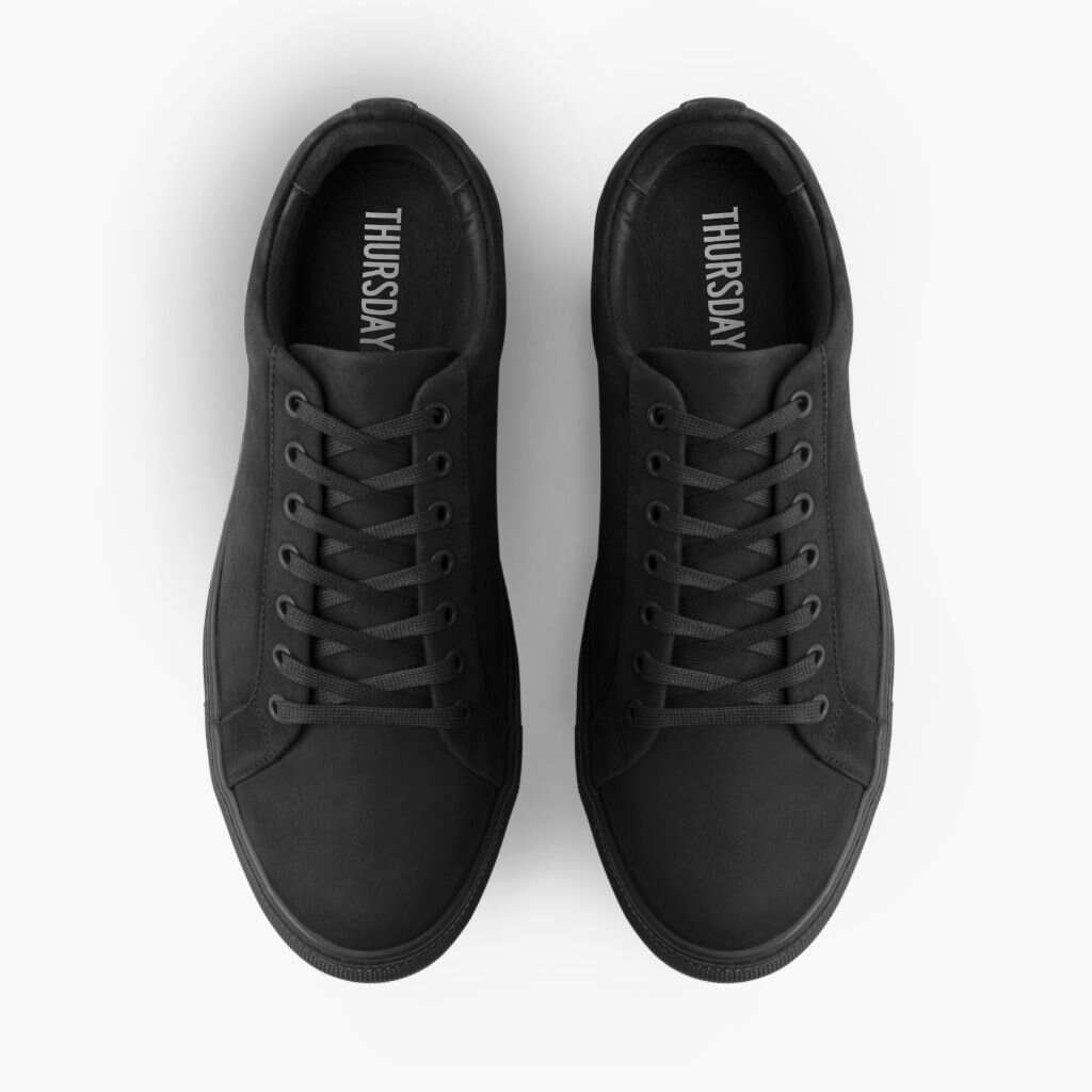 Last day 70% off-Low top black canvas shoes