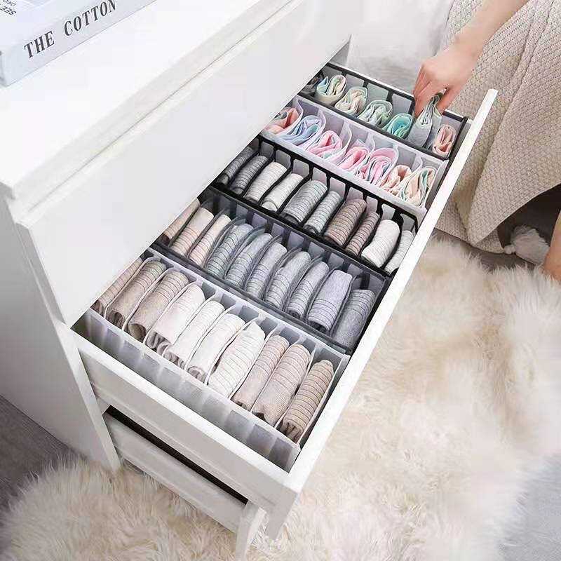 Underwear storage box compartment