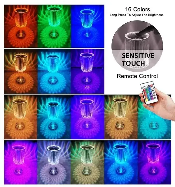 (🔥Summer Hot Sale 48% OFF) Touching Control Gatsby Crystal Lamp - BUY 2 FREE SHIPPING