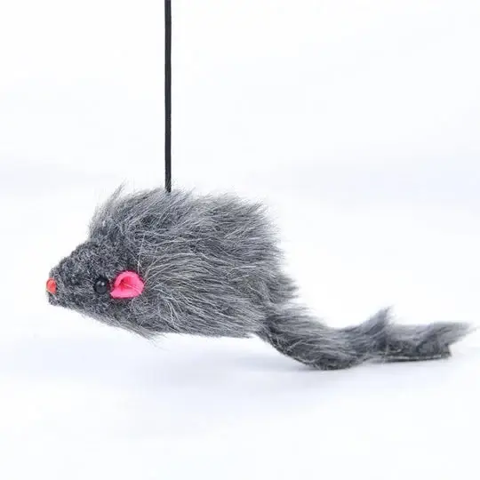 (🔥Last Day Promotion 49% OFF) Funny Pet Toy - Hanging Door Type Black Mouse (BUY 2 GET 1 FREE)