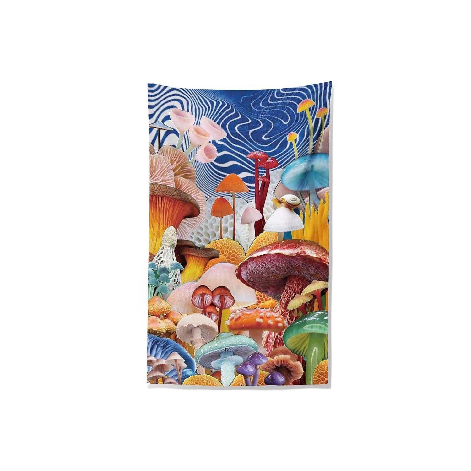 Trippy Mushroom Wall Tapestry Art Decor