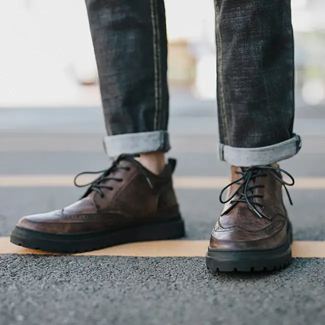 Vintage Brock Carved Shoes