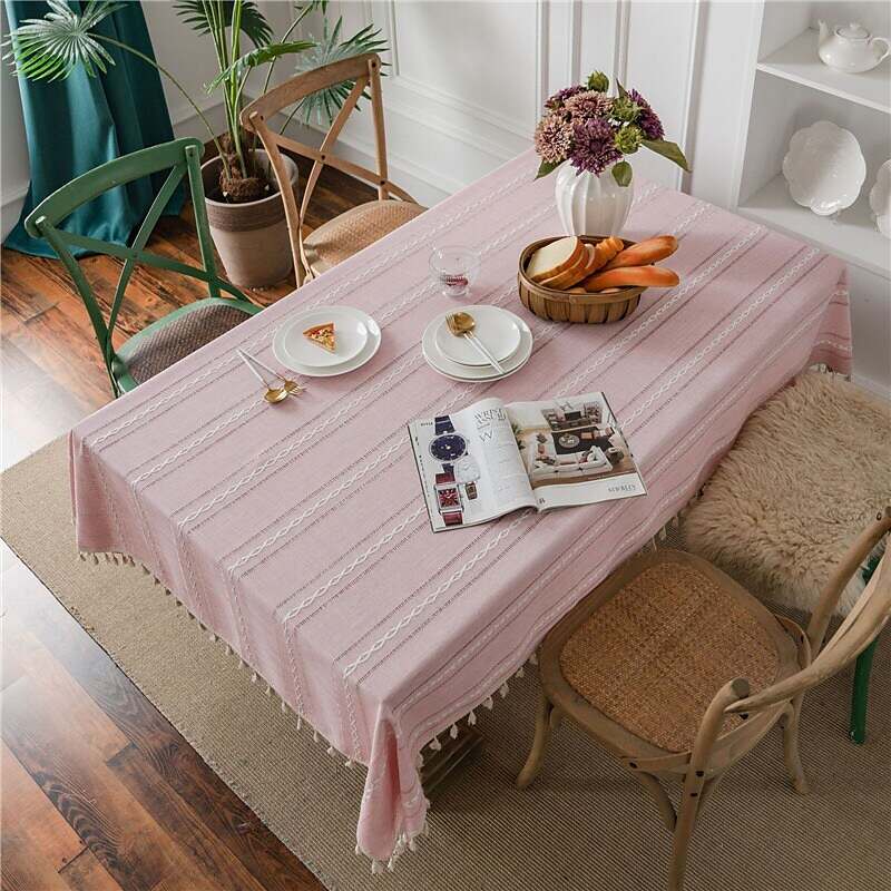 Pastoral Tablecloth Cotton Linen Fabric Table Cloth