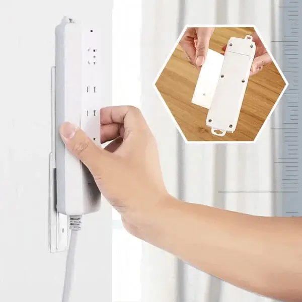 (🔥Last Day Promotion-48%OFF) Adhesive Punch-free Socket Holder (👍Buy 4 get 6 Free)