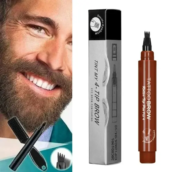 Last Day 49% OFF--Waterproof Beard Filling Pen Kit