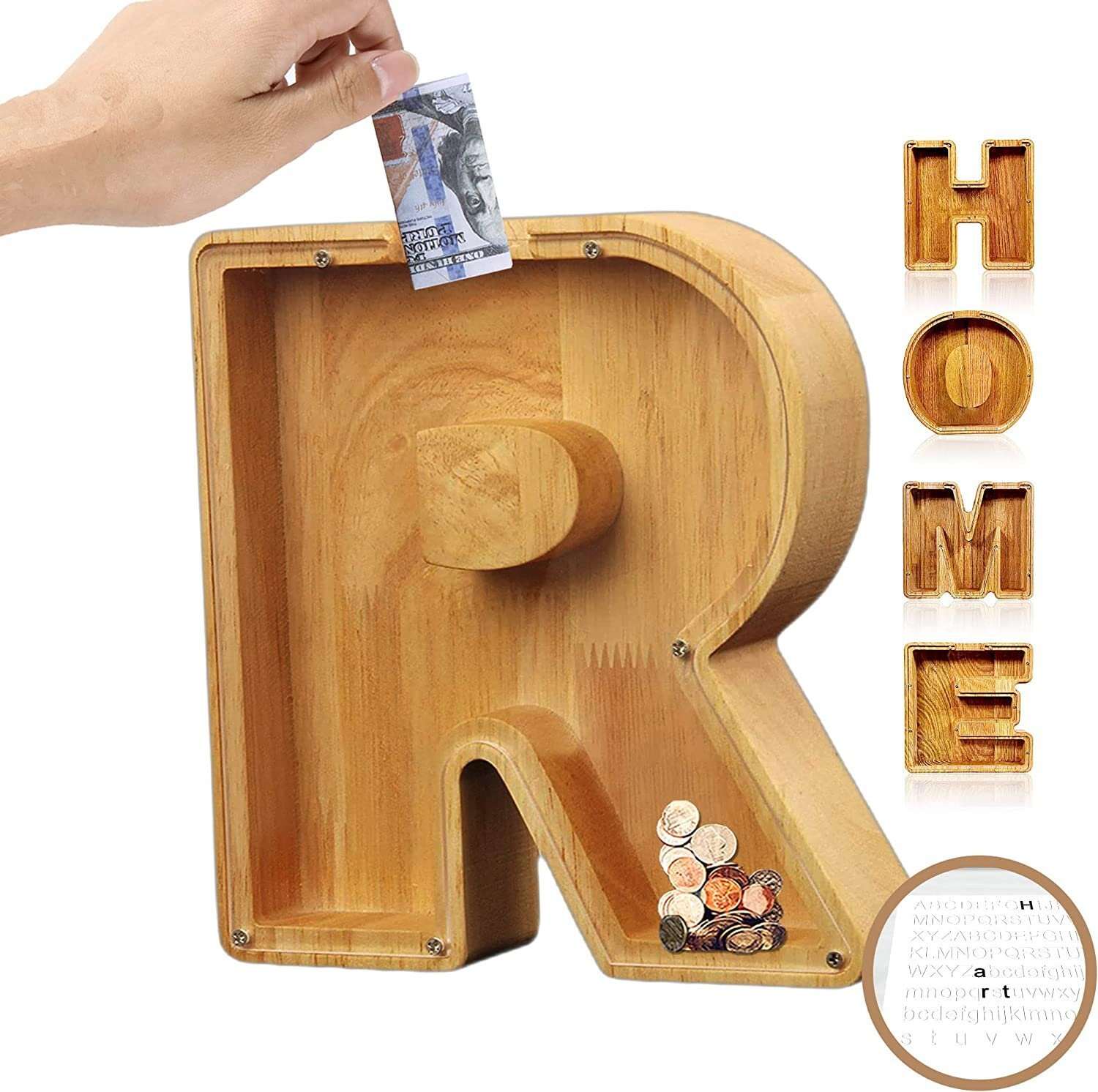 Last Day Promotion - Piggy Bank-Wood Gift For Kids