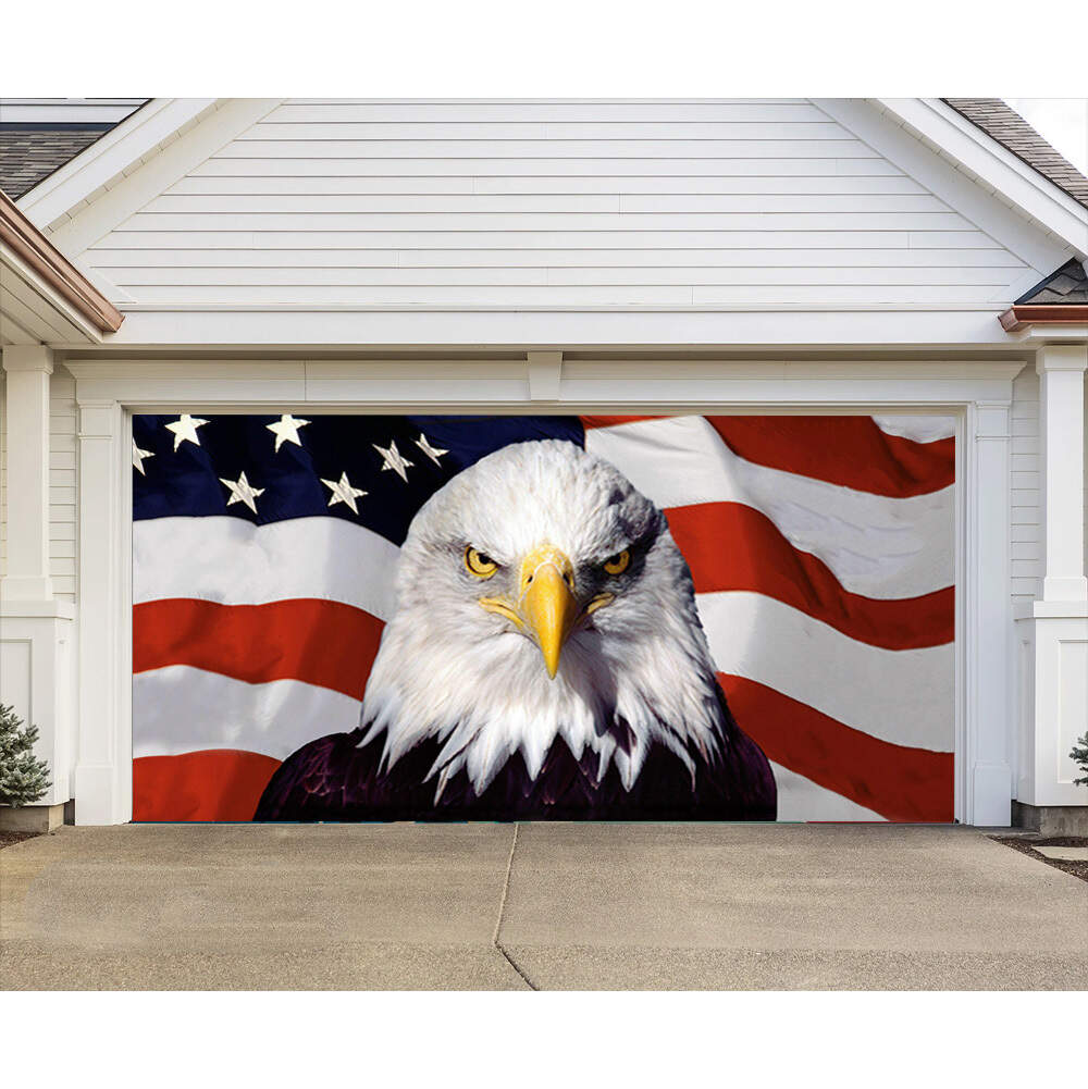 Patriotic Garage Door Mural