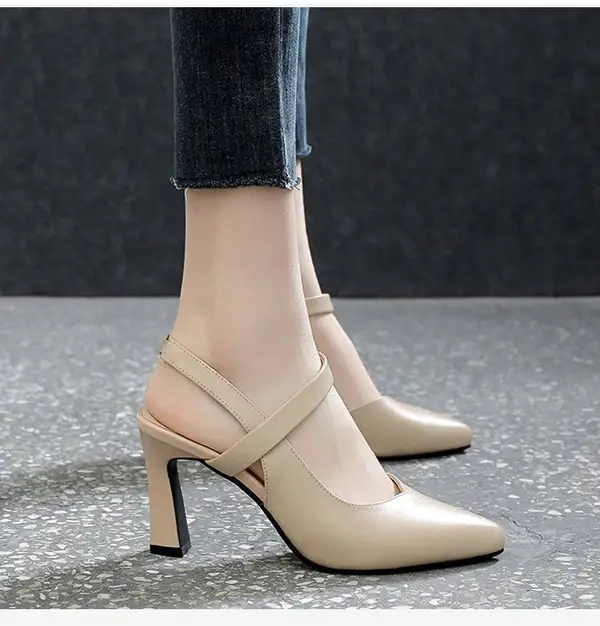 Women's Ankle Strap Pointed Toe Heels