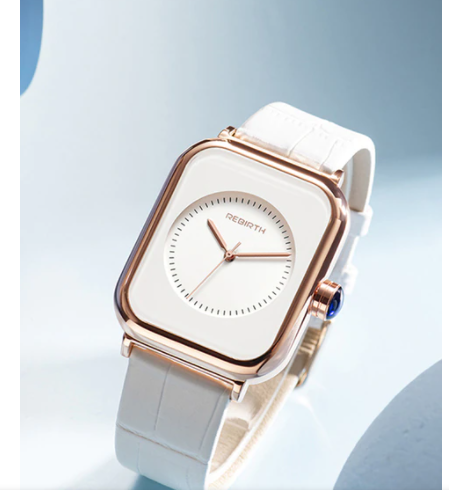 Simple chic fashion square watch for women