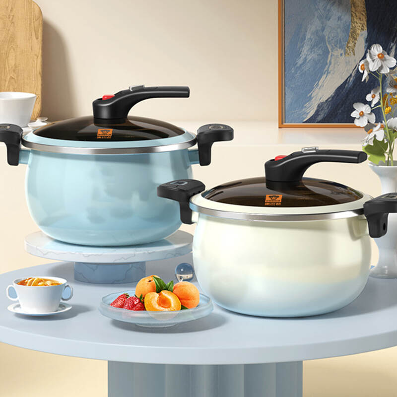 Newly upgraded Conbacher brand 🍲 deepened and thickened anti-overflow stewing non-stick enamel micro-pressure enamel pot 6.5