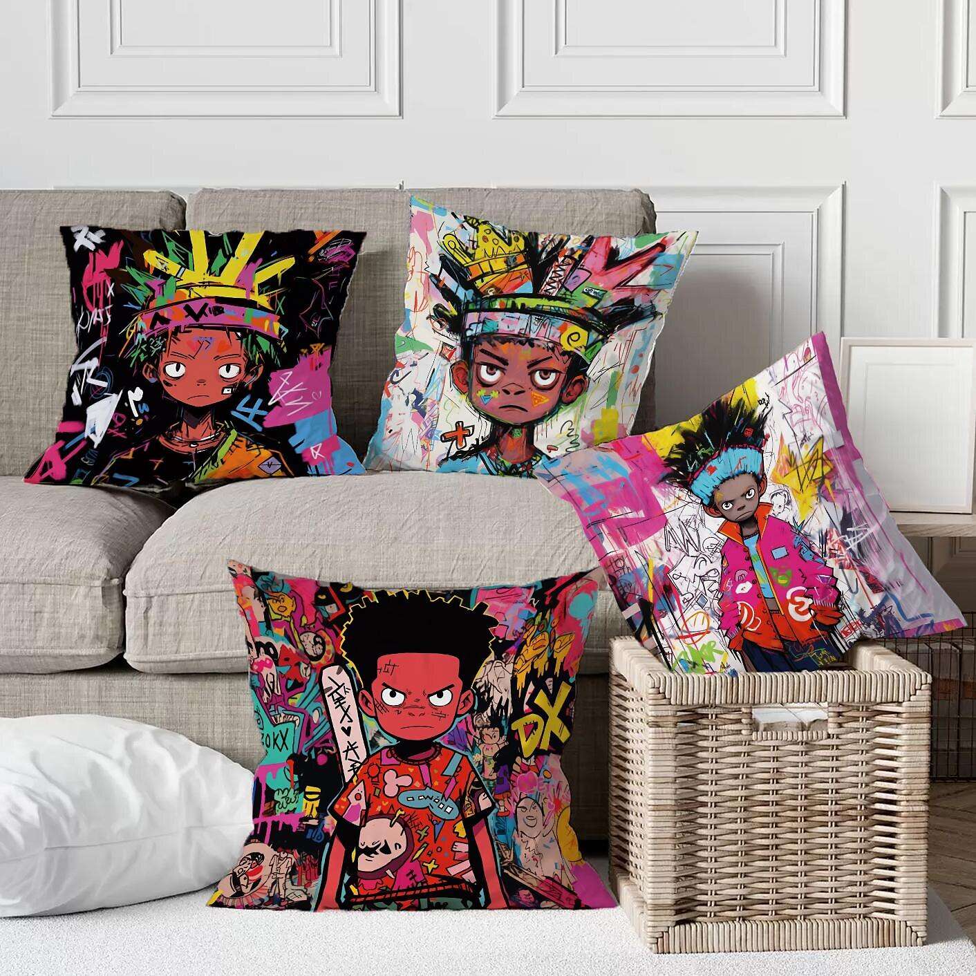 Graffiti Boy Pillow Cover 1PC