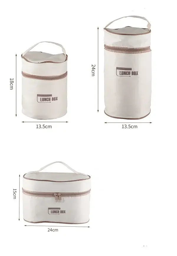 Portable Insulated Lunch Container Set