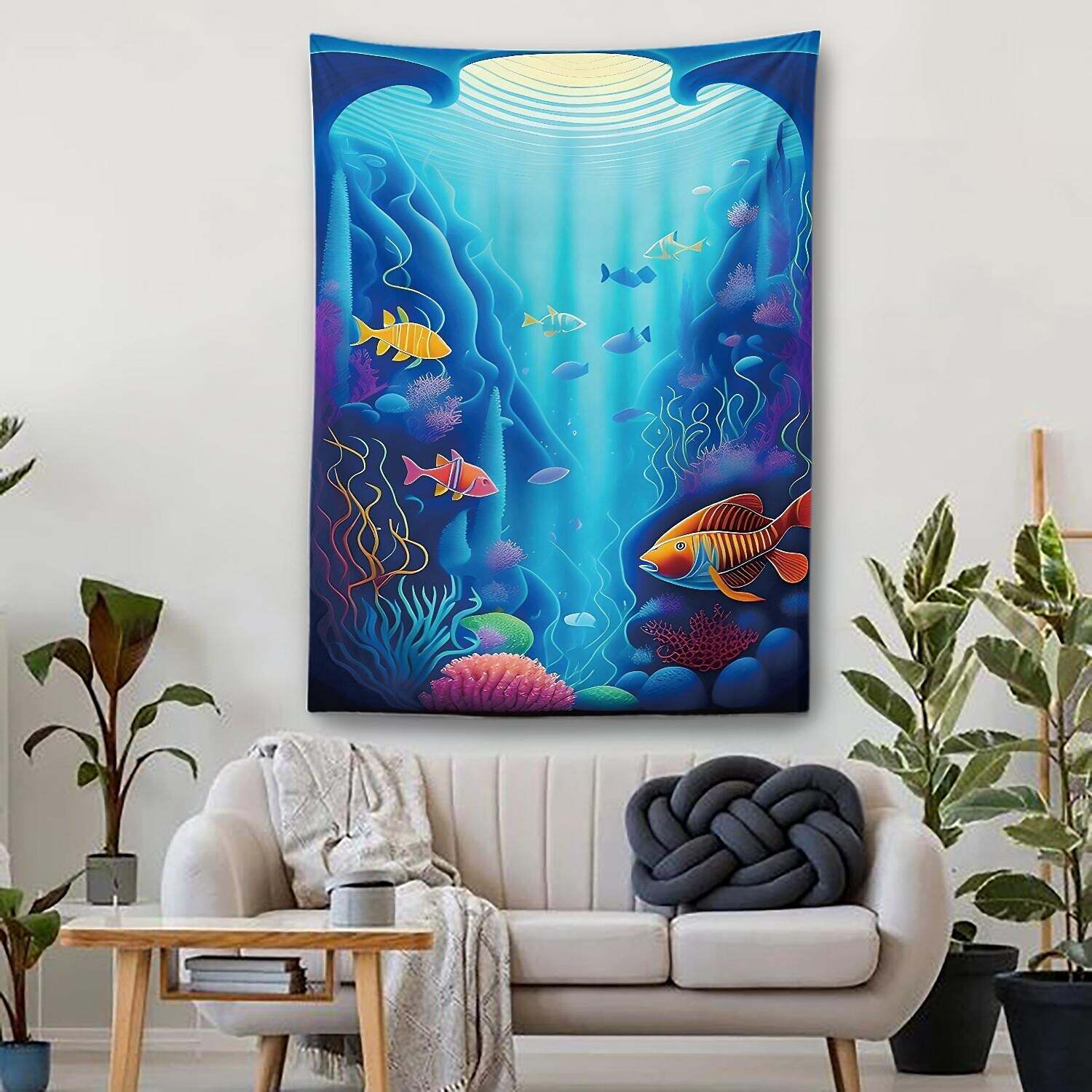 Ocean Fish Wall Tapestry Art Decor