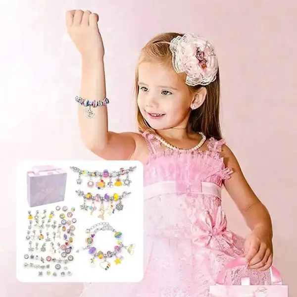 🎁2023-Christmas Hot Sale🎁🎉The Best Gift For Children-🎀DIY Gorgeous Bracelet Set