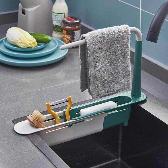 Hot Sale 🎁Updated Telescopic Sink Storage Rack